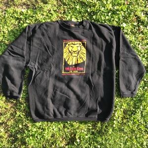 DISNEY THE LION KING On Tour Crewneck Sweater L